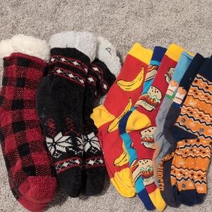 Colorful Patterned Socks Collection